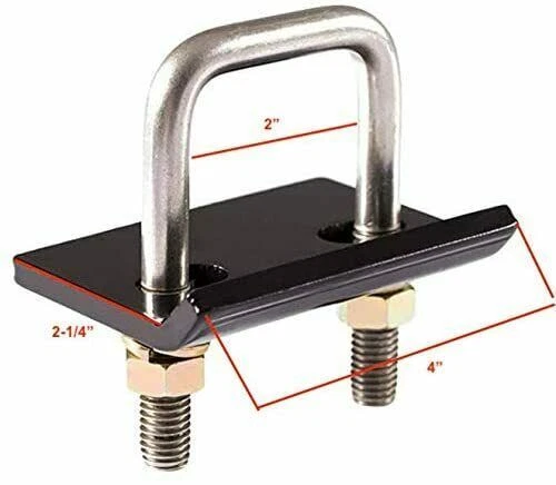 Estabilizador de enganche estabilizador anti sonajero abrazadera de remolque remolque 2" bloqueo de remolque - Imagen 9 de 9