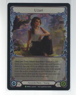 Flesh and Blood Uzuri Promo HER083 Rainbow Foil FaB TCG Card 22 | eBay