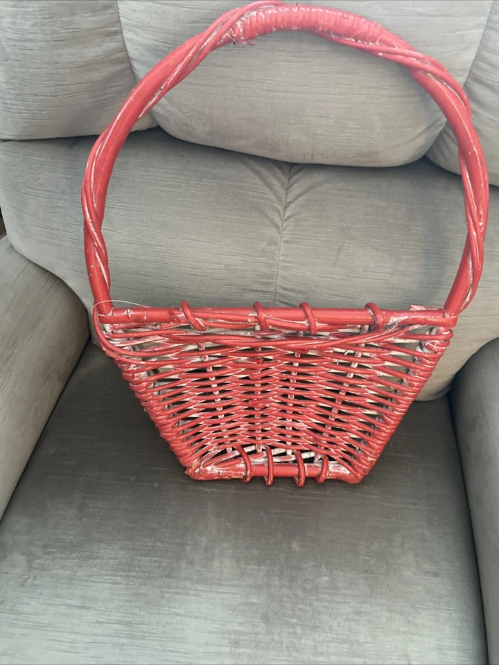 Vintage Palecek Wall Decorate Basket - Image 3 of 4