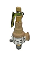 KUNKLE 6010DCM01-KM-160  Bronze Steam Safety Relief Valve 1/2" M X 3/4" 160 psi