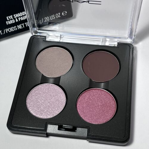 BNIB MAC *TAKE WING EYES* Eyeshadow Quad Palette ~ Pink, Brown, Silver, Rose - Picture 1 of 16