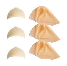 6 Piece Bald Cap for Adults - Latex Bald Cap with Head Wig Cap Costume Access...
