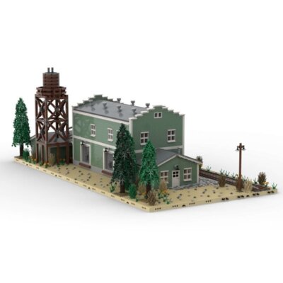 MOC-115689 Canning Company Rail Side Industry für Train Theme 8832 Stück