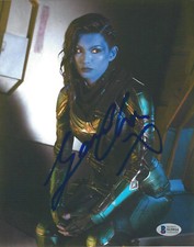 GEMMA CHAN SIGNED CAPTAIN MARVEL MINN-ERVA 8x10 PHOTO 3 ACTRESS BECKETT COA BAS
