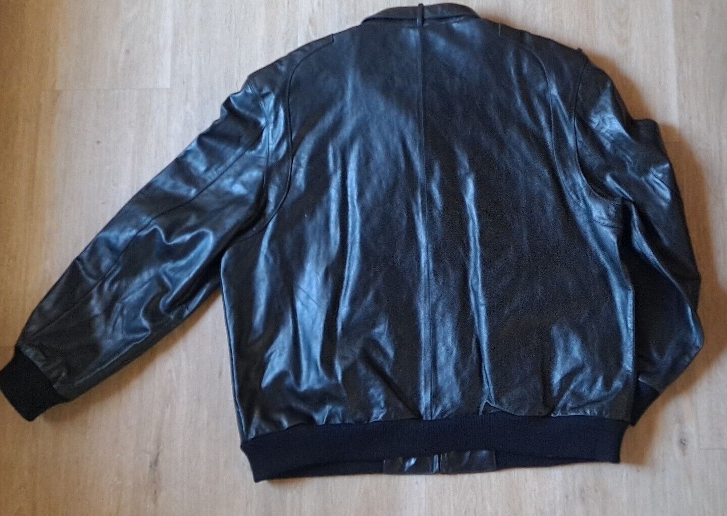 Vintage Members Only Leather Jacket Men’s XXLT 2x… - image 5