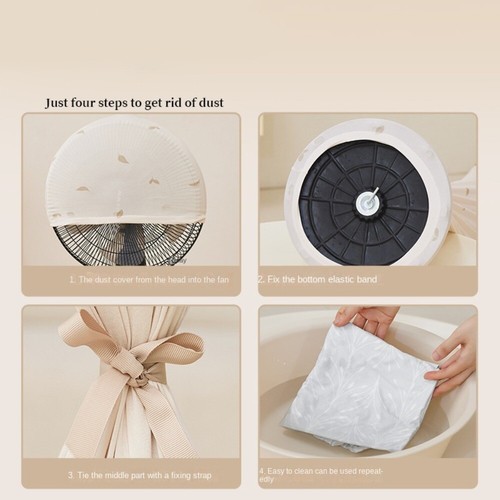 Washable Electric Fan Dust Cover Fully Enclosed Dust Protection Cover - Picture 5 of 17