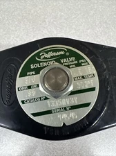 JEFFERSON Solenoid Valve 1335BV3T 120VAC 150PSI 3/8" Surplus Stock