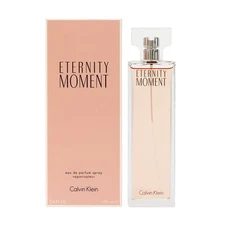 ETERNITY MOMENT * Calvin Klein * Perfume for Women * 3.3 / 3.4 oz edp NEW IN BOX