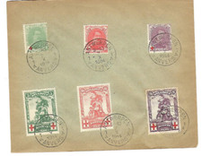 Belgium: 1914; Scott B25-B30 in Philatelic Cover, high price, EBBL18