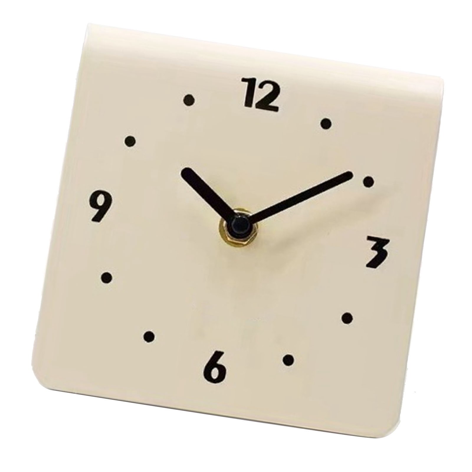 Modern Metal Desktop Clock Silent Movement For Living Room Bedroom Trending KRI
