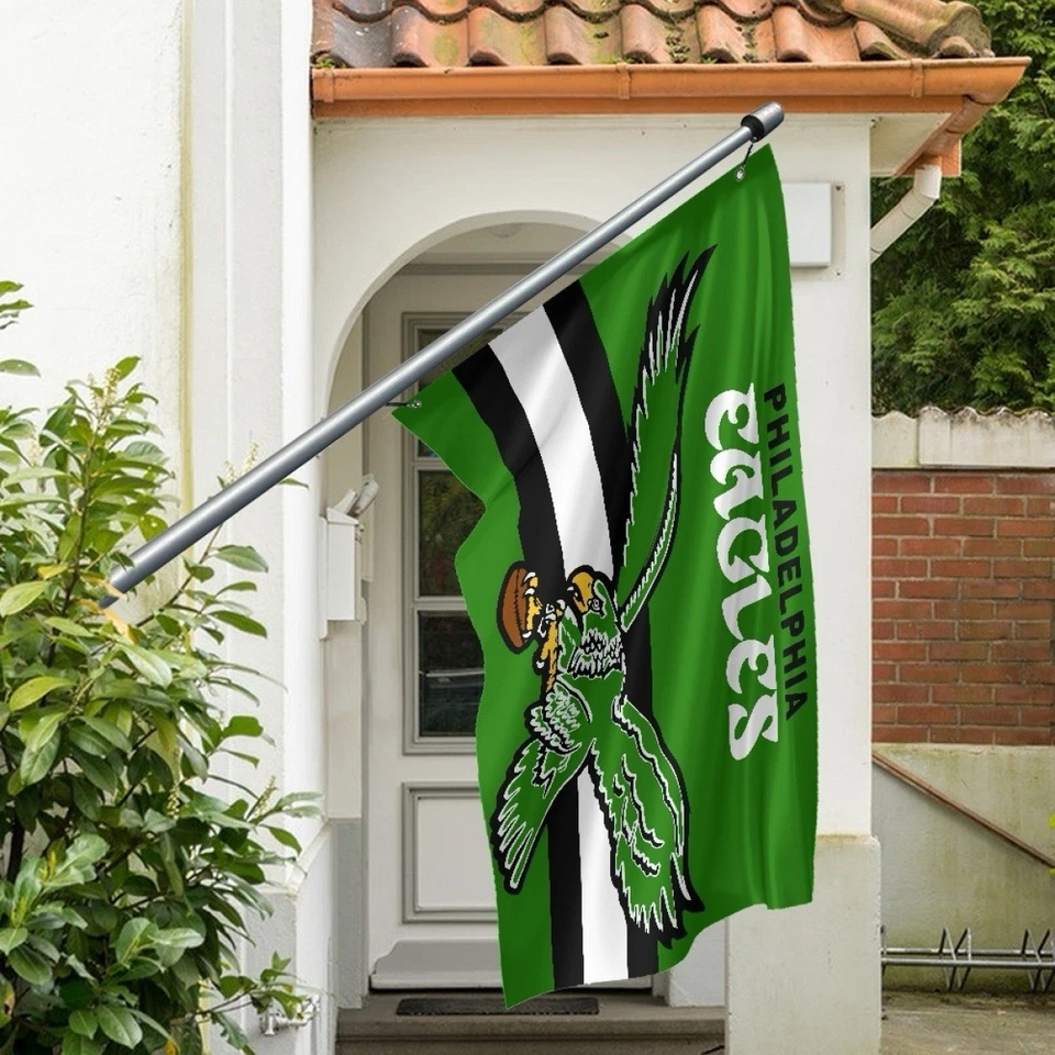 Bandera del equipo de fútbol americano Philadelphia Eagles de 3x5 pies Foto 2 de 4