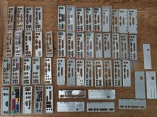 Lot of 46 or Purchase Group ATX Motherboard I/O IO Shield Back Panel Cover Plate