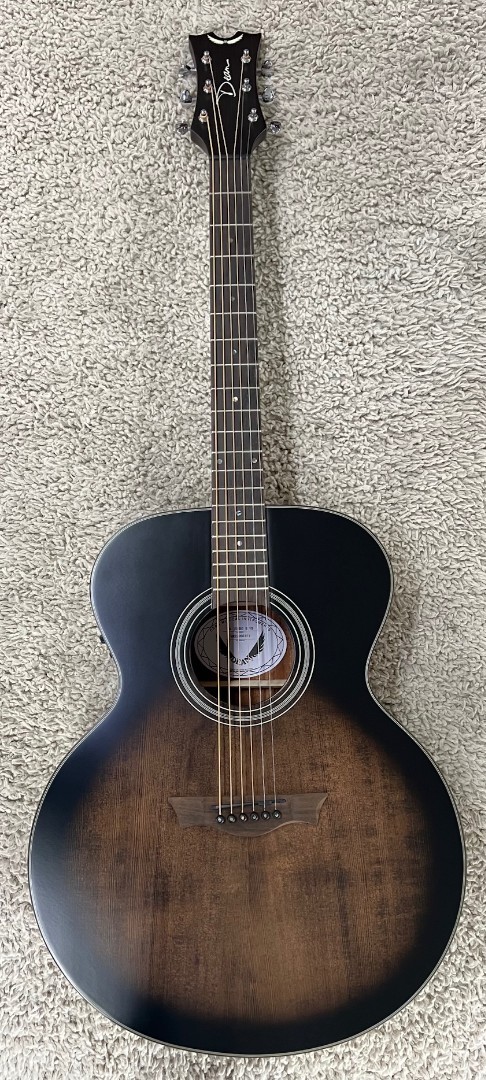 Dean St. Augustine Jumbo Acoustic-Electric Guitar, Vintage Burst # SA JUMBO E VB