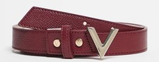 Mario Valentino Divina belt with gold hardware in burgundy Size S BNWT