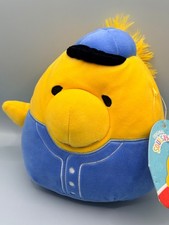 Peanuts Woodstock Squishmallows Baseball Jersey Cap Plush Collectible Toy 8"