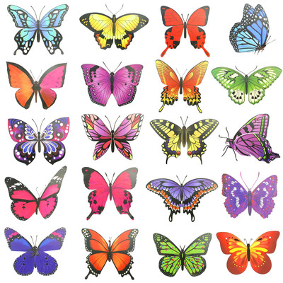 Timelesslong Adesivi Finestre Fiore Farfalle Vetrofanie Adesivi Anticollisione Adesivi