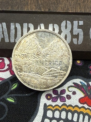 #ad Vintage Swiss Of America 1 Troy Oz .999 Fine Silver Rolo Round $110.99