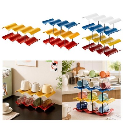 Flaschenhalter Becher Organizer Multifunktional Trinkflaschen Aufbewahrung Regal für