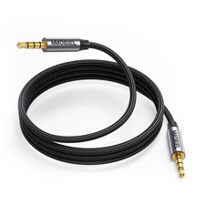 3.5mm Audio Male to Male Jack Aux Cable Headphone and Microphone function - 3ft