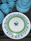 UNUSED Melamine dinnerware set vintage 60’s Butterfly 42 pcs. 5 pc svc. for 8 — photo 1
