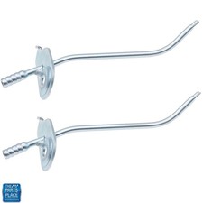 1961-62 Impala Bel Air Windshield Washer Nozzles Squirters - Pair 1961-62 Impala Bel Air Windshield Washer Nozzles Squirters - Pair