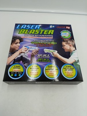 Laser Blaster Set für 2 Spieler Infrarot Spielzeug Creative TV Neu_0,5_5