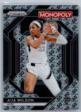 2024 Panini WNBA Monopoly Prizm A'JA WILSON Go Prizm #WNBA3 Aces