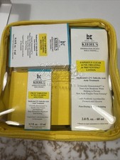 3 Kiehl's Truly Targeted Acne-Clearing Solution Acid  With Color Travel Bag