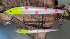 Custom Painted Rapala Husky Jerk 14, HJ14 crankbait walleye bass Chicken Pox
