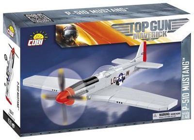 COBI TOP GUN: Maverick P-51D Mustang Aircraft Building Block Model Set # 5847