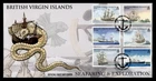 DR WHO 2009 BRITISH VIRGIN ISLANDS FDC EXPLORATION SHIP OMBO $1.95 R65657