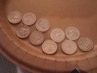 pre 1965 silver quarters lot of 10. Lot 2 varying conditions.