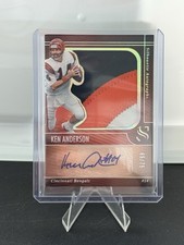 2025 Silhouette Autographs Ken Anderson SA-KAN #63 Auto Tri-color Jersey /75 