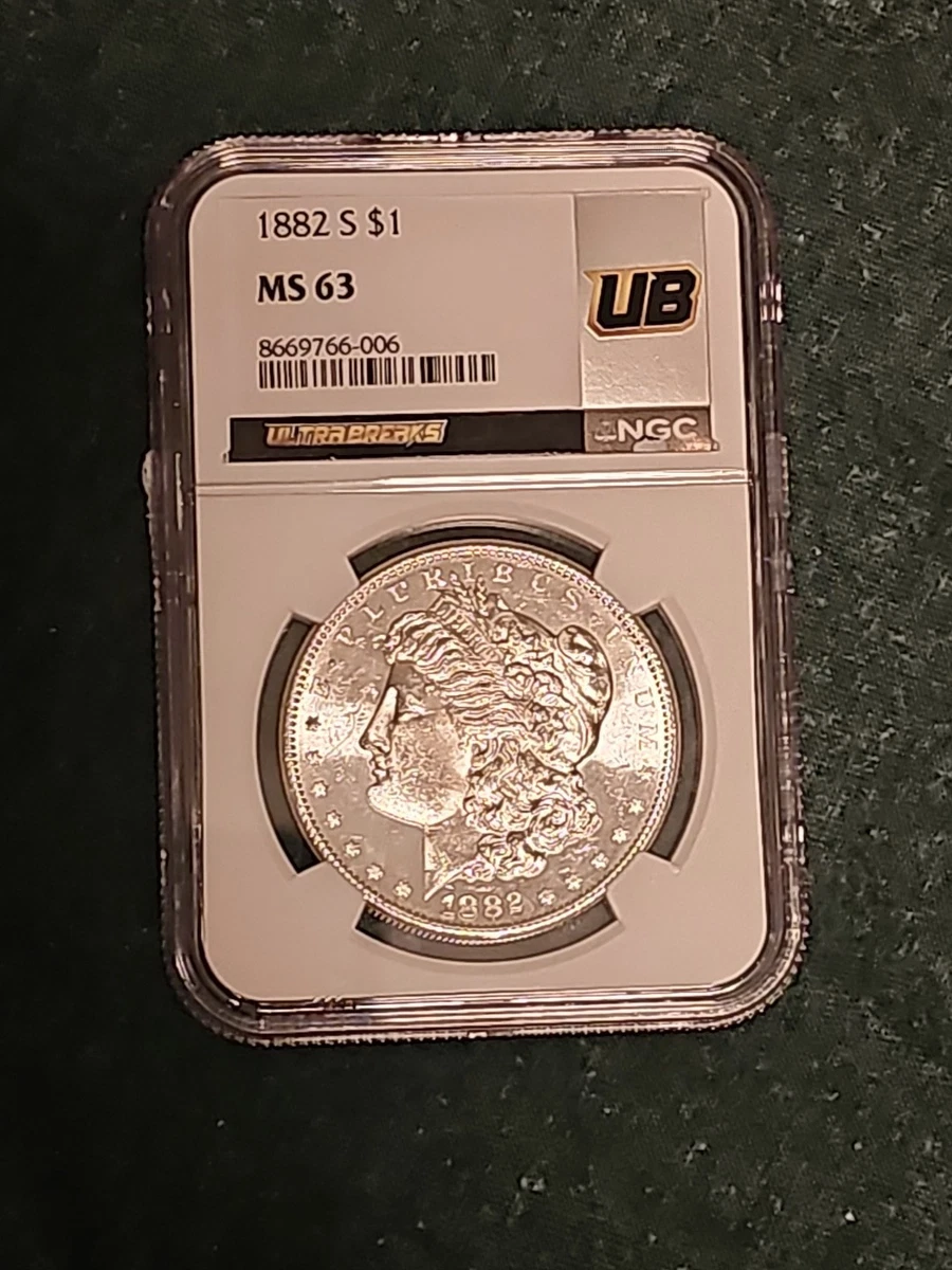 MS 63 Graded 1882 Year Morgan US Dollars (1878-1921) for sale | eBay