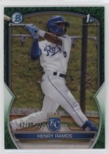 2023 Bowman Chrome Prospects Green Grass Refractor 42/99 Henry Ramos 0eo6