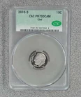 2010-S Proof Clad Roosevelt Dime CAC PR70DCAM (060)
