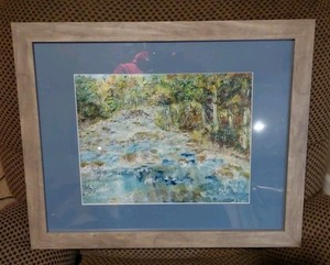 Creek/Stream/Water Framed Picture 22 x 18