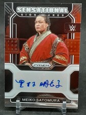 MEIKO SATOMURA 2022 PRIZM WWE AUTO QQ