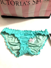 Victoria's Secret Swim Ruffle Bikini Cheeky Bottom Color Blue Teal NWT