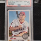 Topps 2019 Archives Snapshots Mike Trout #AS-MT PSA 9 Angels Baseball Card