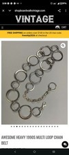 Vintage 1990s Multi Loop Chain Belt