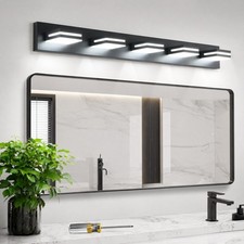 41 Modern Vanity Light 5 Lights Black LED Bat...