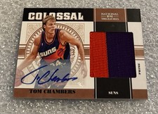 TOM CHAMBERS 2010-11 National Treasures COLOSSAL PATCH AUTO #10/10 Prime RARE
