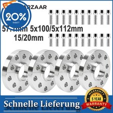 Spurverbreiterungen Kompatibel mit VW Audi 5x100 + 5x112 VA 30mm HA 40mm