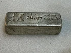 VINTAGE DOYLE's MINT 24.87 Troy oz  .999 Fine Silver Poured Bar ~~ RARE ~~