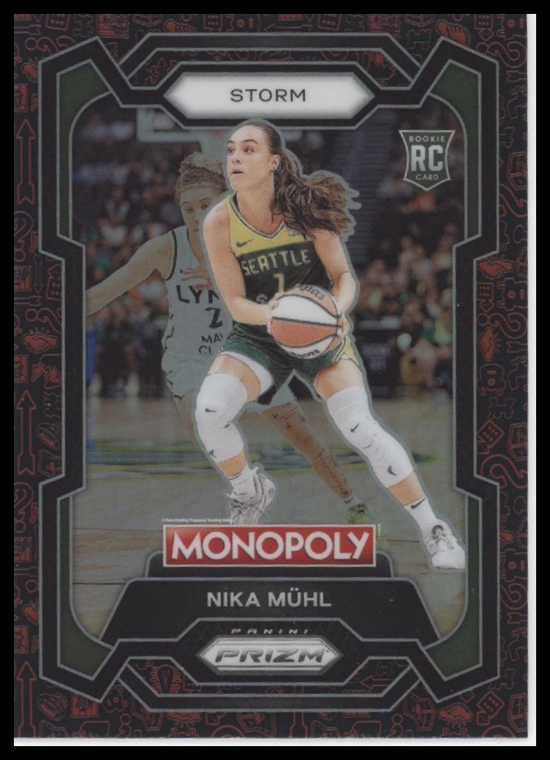 2024 Panini Prizm Monopoly WNBA #4 Nika Muhl Millionaire Club Prizms
