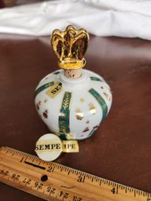 Vtg Crown Armagnac Sempe' Mini Cognac Bottle Decanter Limoges France