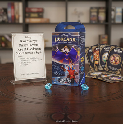 Ravensburger Disney Lorcana - Rise of the Floodborn Amber & Sapphire Starter Dec