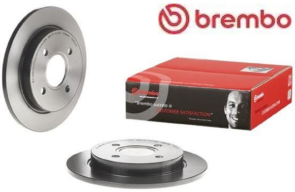 2X Bremsscheibe Brembo 08493121 2 Bremsscheiben FüR Ford FüR Tvr-image