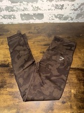 NEW - Gymshark Adapt Camo Seamless Leggings - XS - Body Fit - Brown